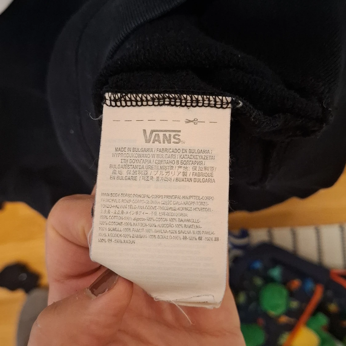 Svart sweatshirt från Vans i bomull L storlek för barn - 3