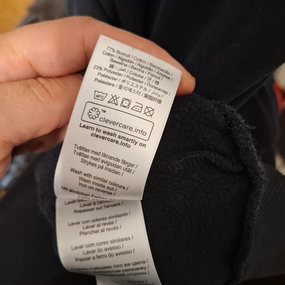 Svart Peak Performance sweatshirt - 3