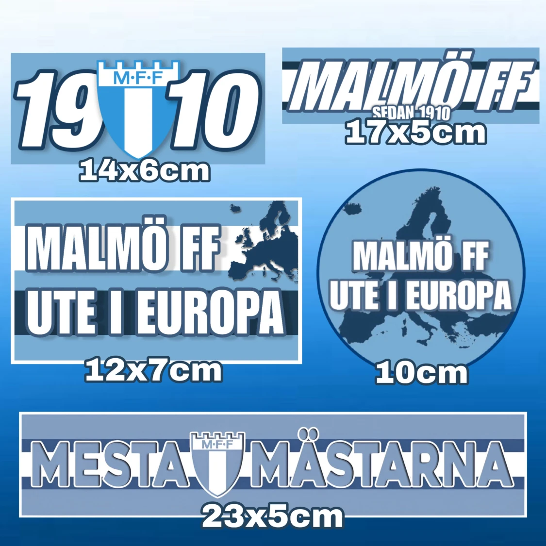 50st MFF Klistermärken  - 1