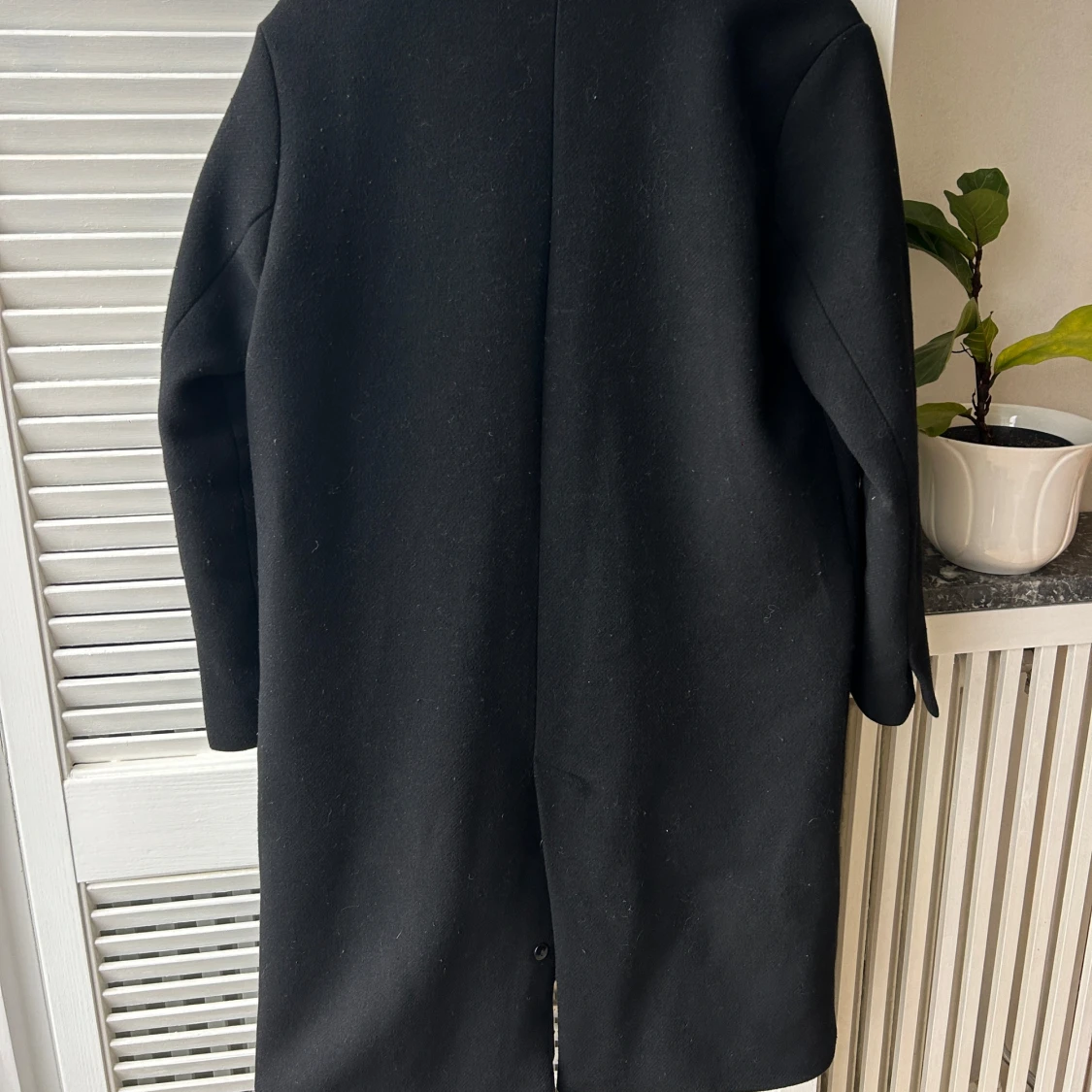 Svart kappa från Mango i ullmix - 2