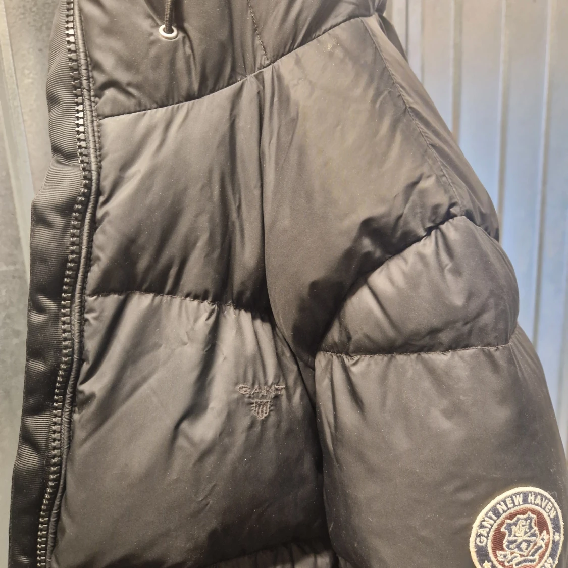 Svart pufferjacka från Gant XS - 4