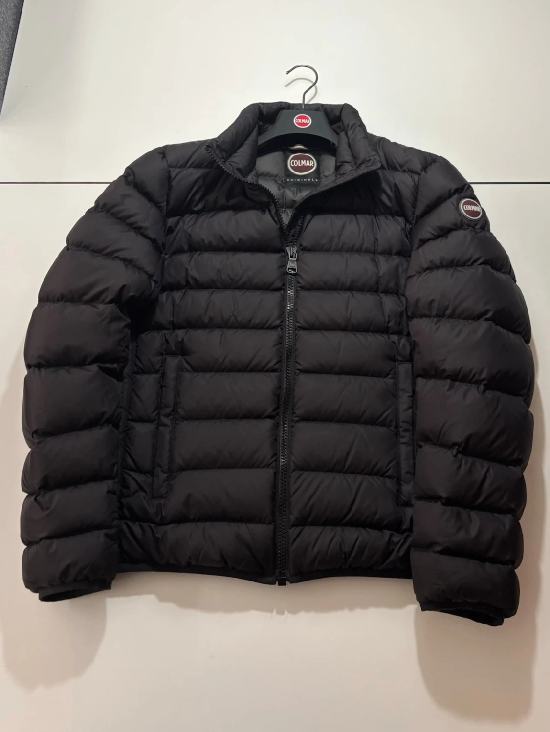 Svart pufferjacka från Colmar, strl S