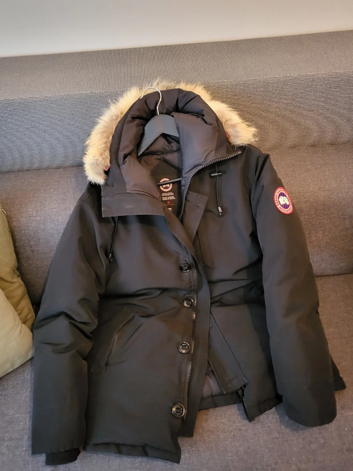 Svart Canada Goose chateau parka fusion  - 1