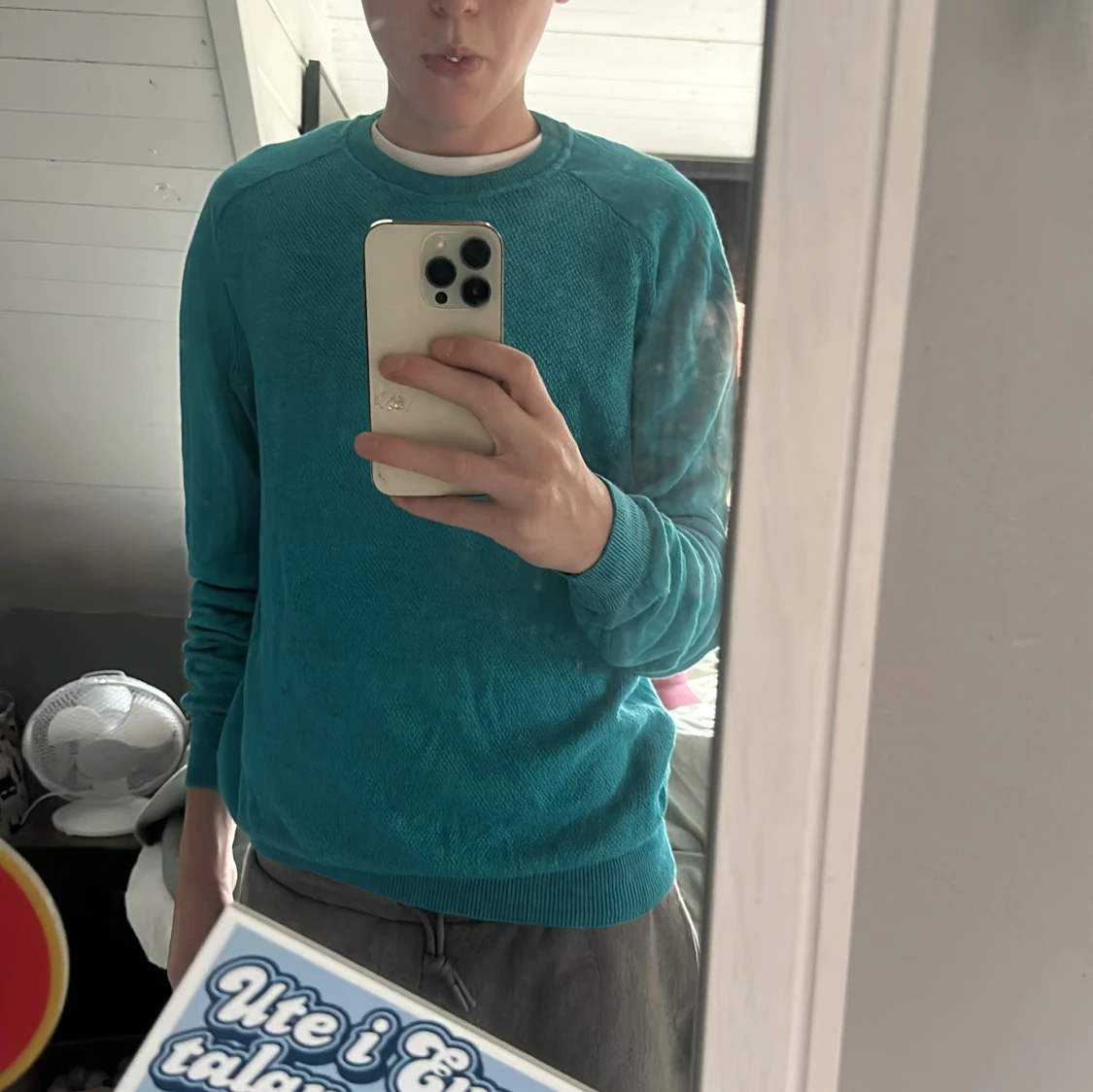 Turkos linnetröja från Hugo Boss - 3