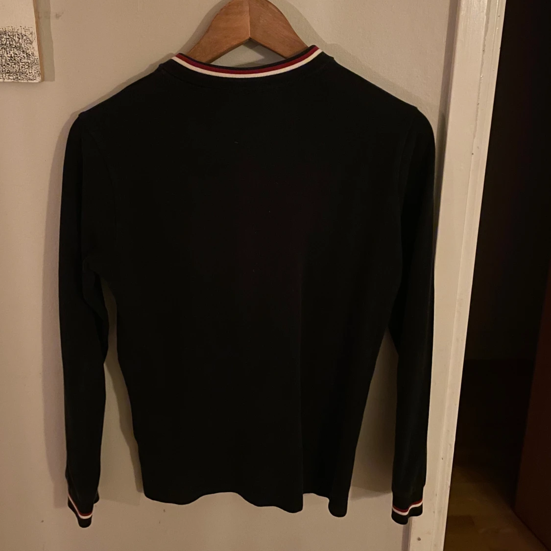 Svart långärmad pikétröja Moncler - 1