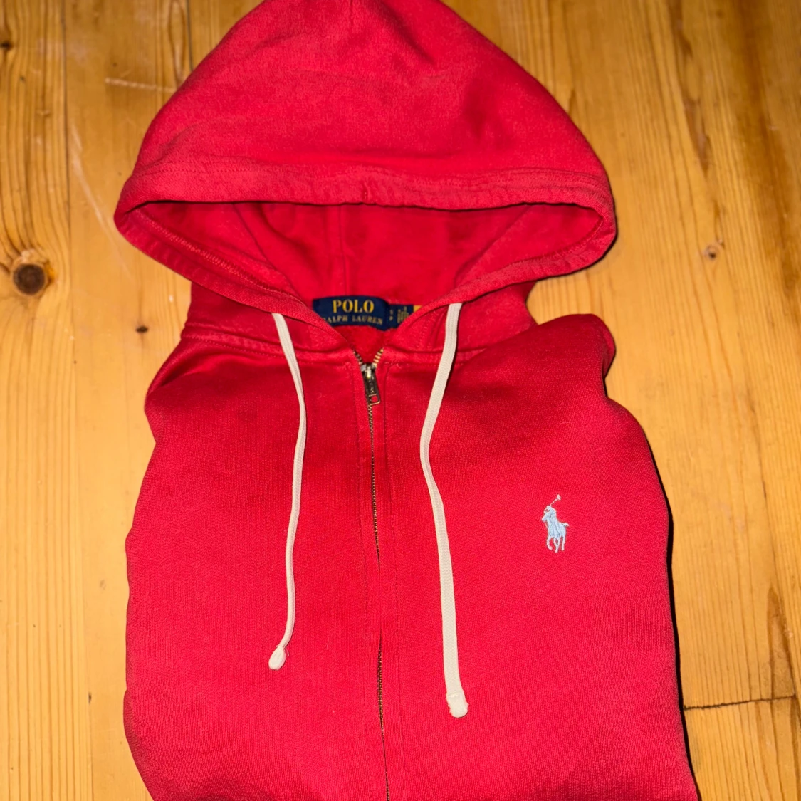 Ralph Lauren - zip hoodie grå