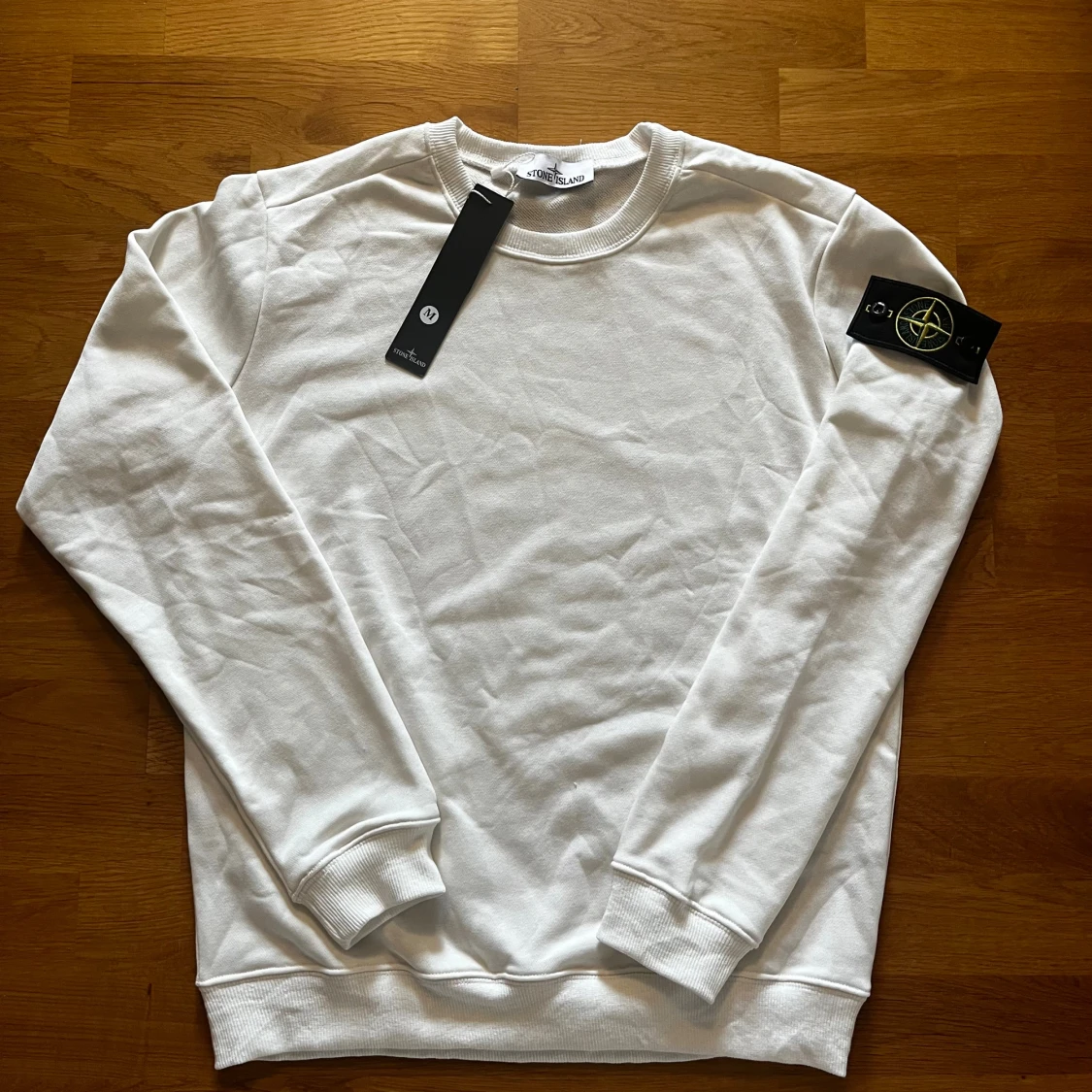 Vit sweatshirt från Stone Island