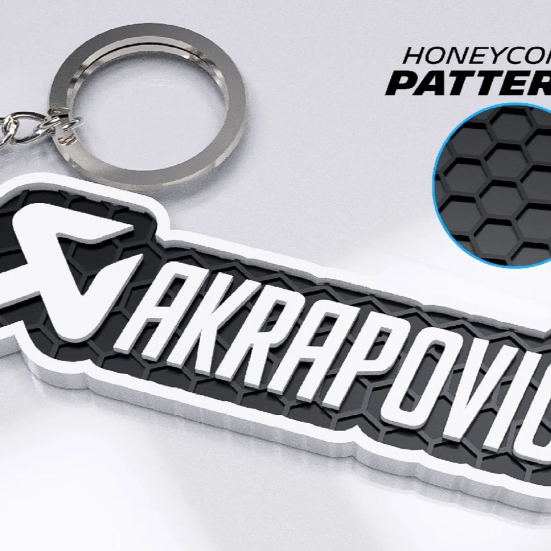 Akrapovic nyckelring 