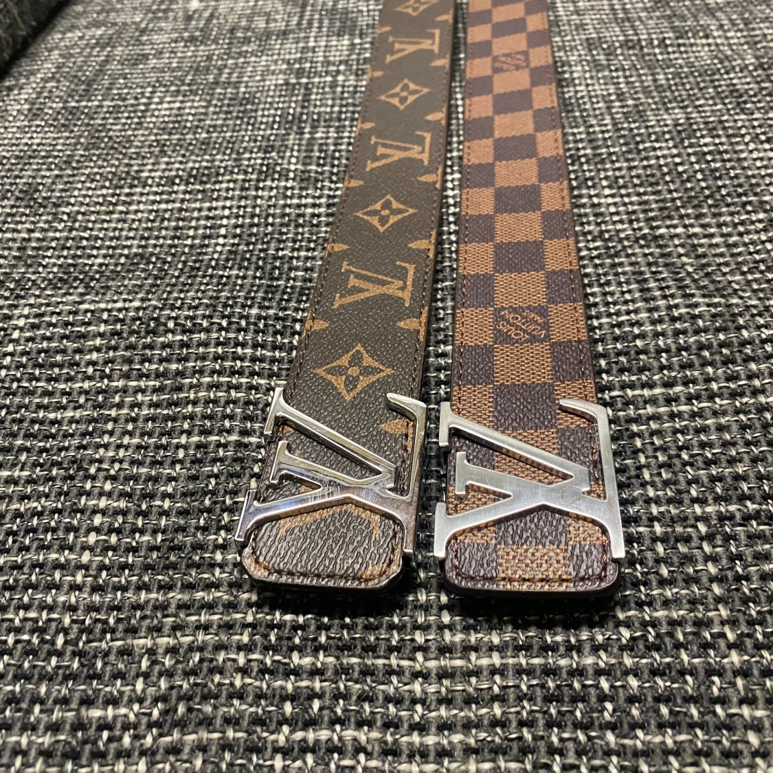 Louis Vuitton bälte monogram & rutig - 1
