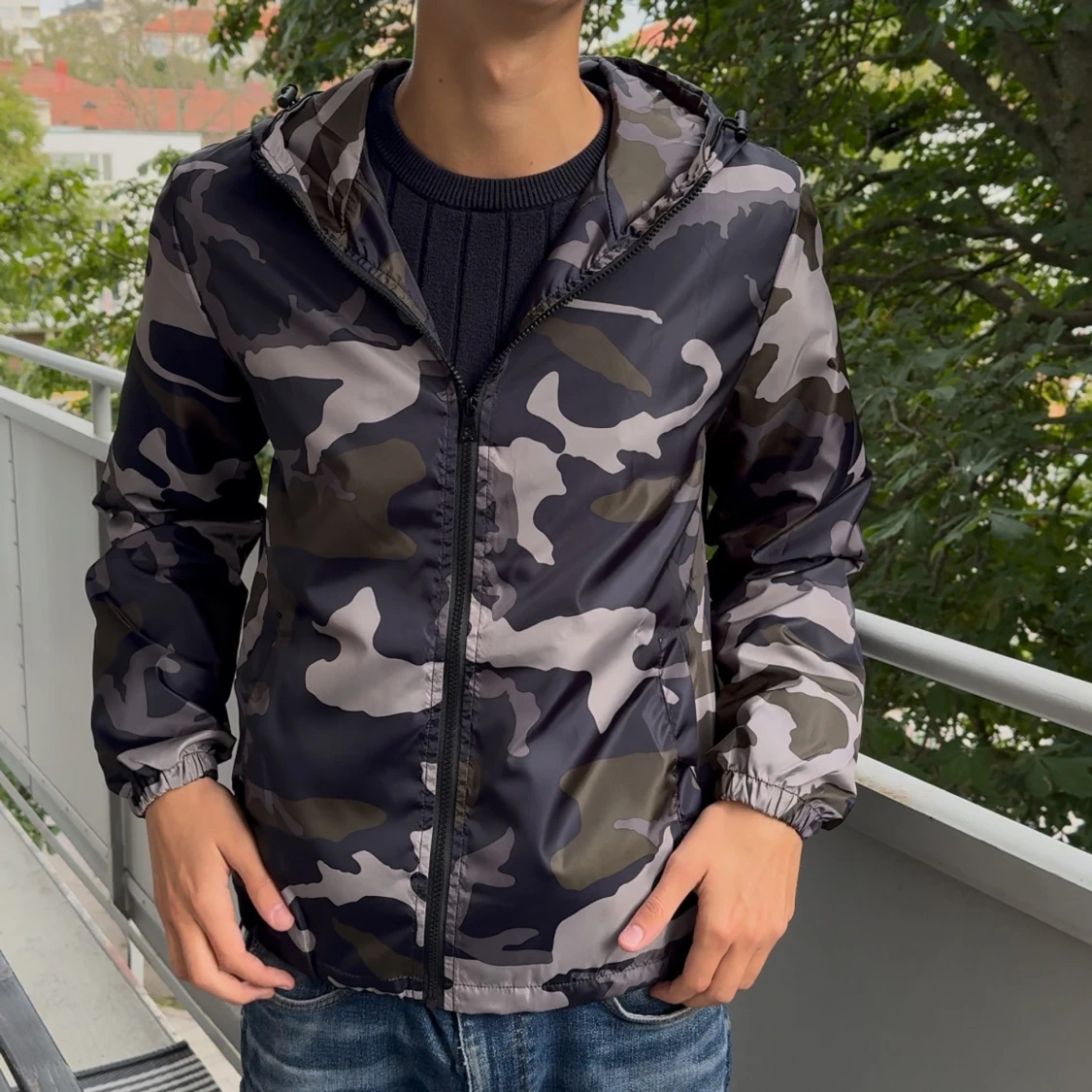 Camo windbreaker/höstjacka  - 2