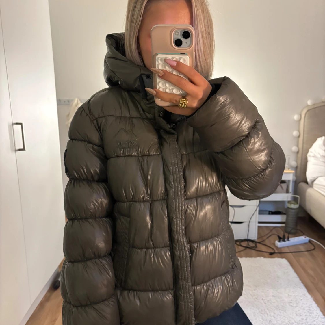 Grå pufferjacka från Superdry XP-D - 2