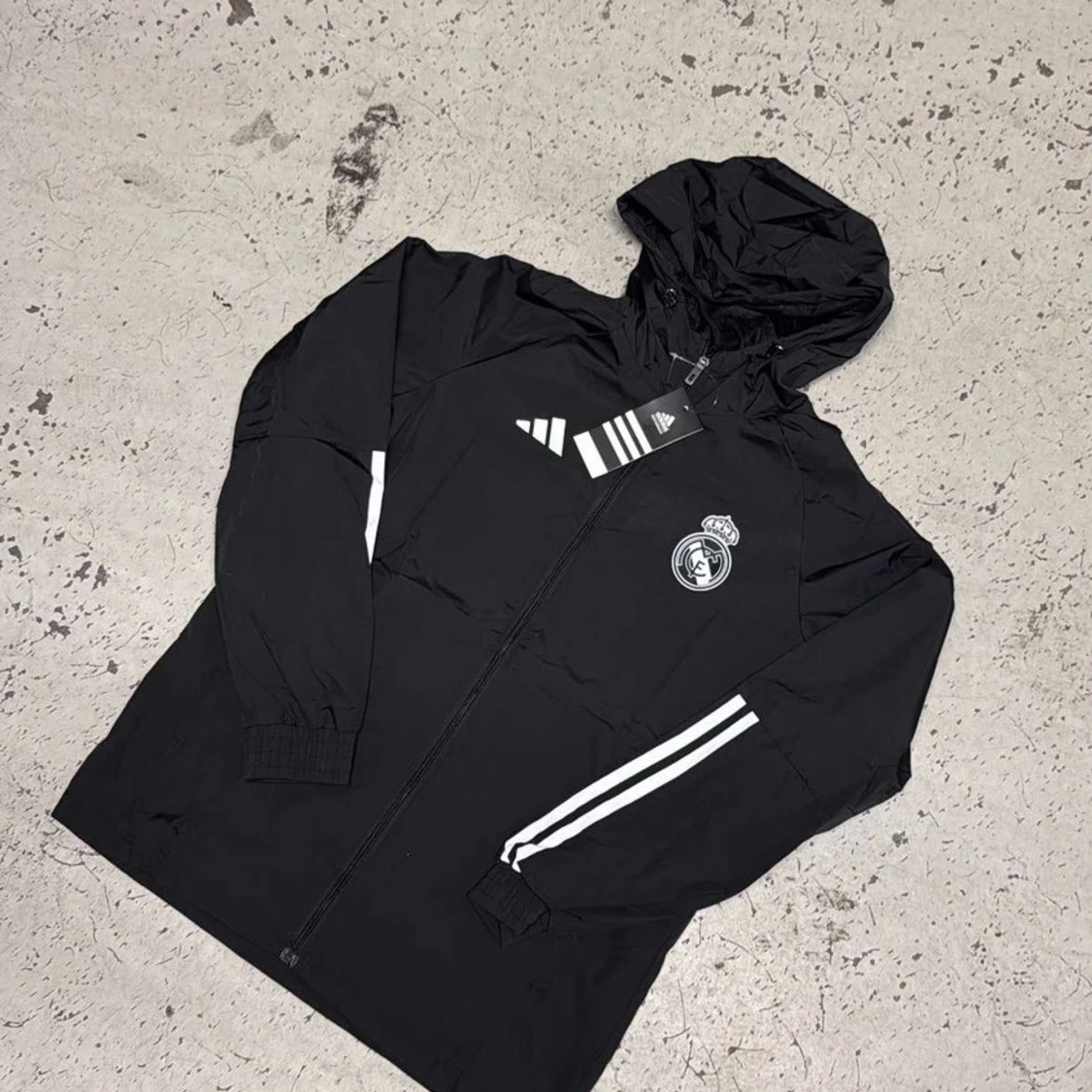 Svart vindjacka Real Madrid Adidas