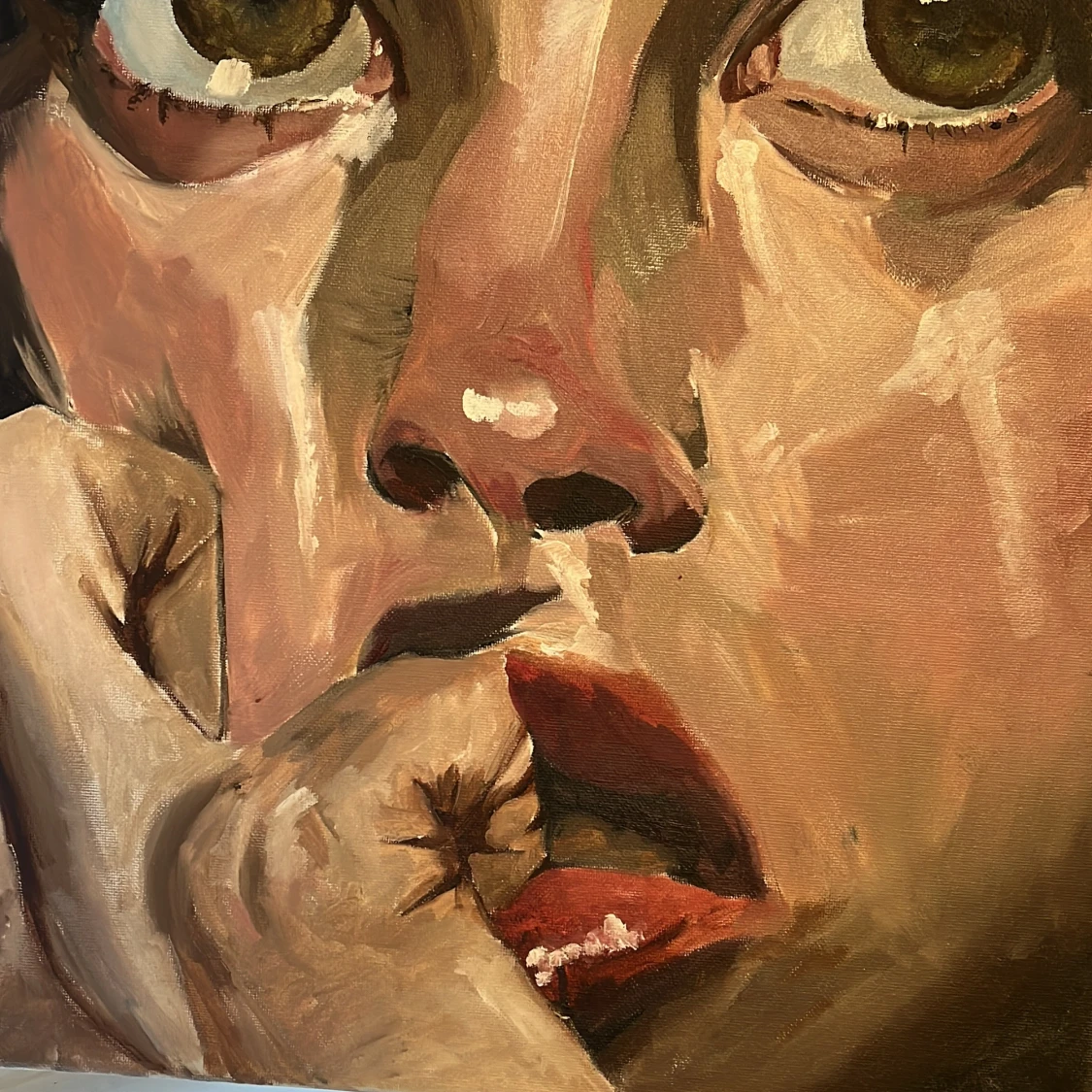 Original Handmålad konst signerad  - 2