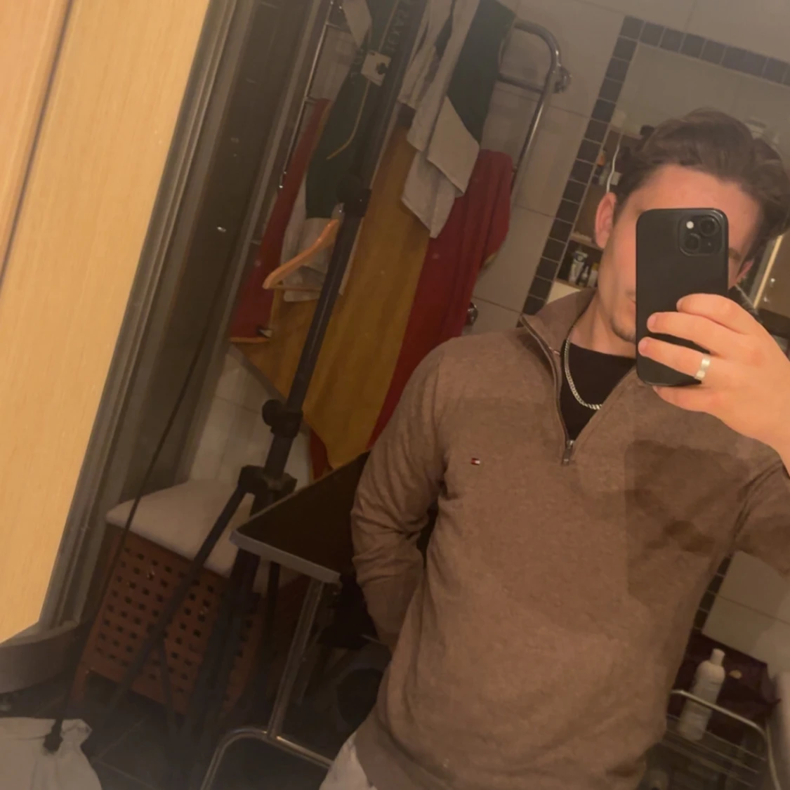 Brun half zip tröja Tommy Hilfiger - 1