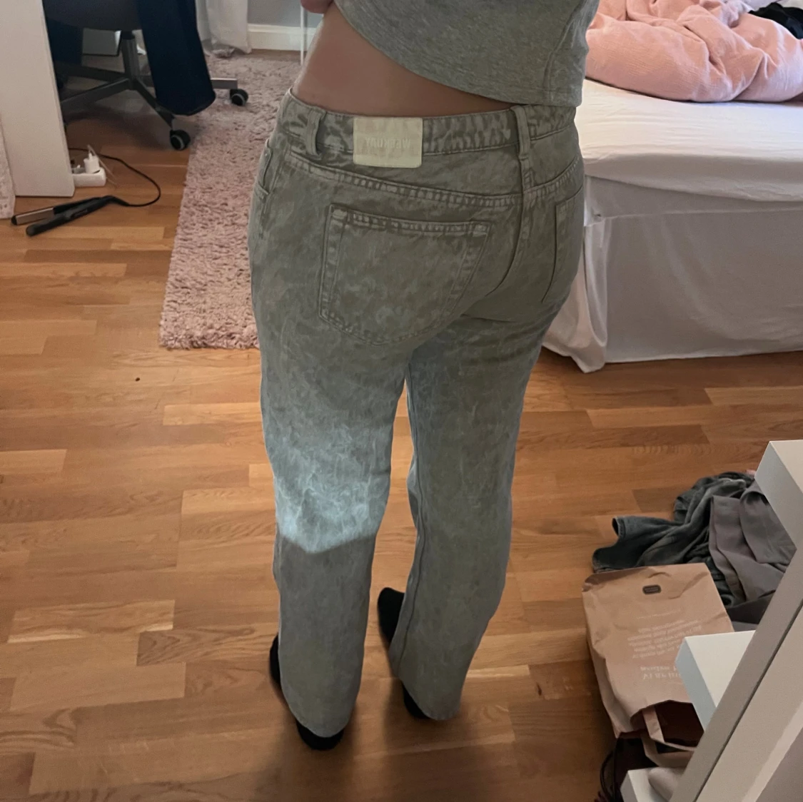 Grå jeans - 1