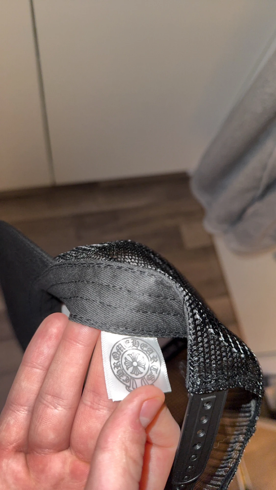 Chrome Hearts truckerkeps svart/vit - 2