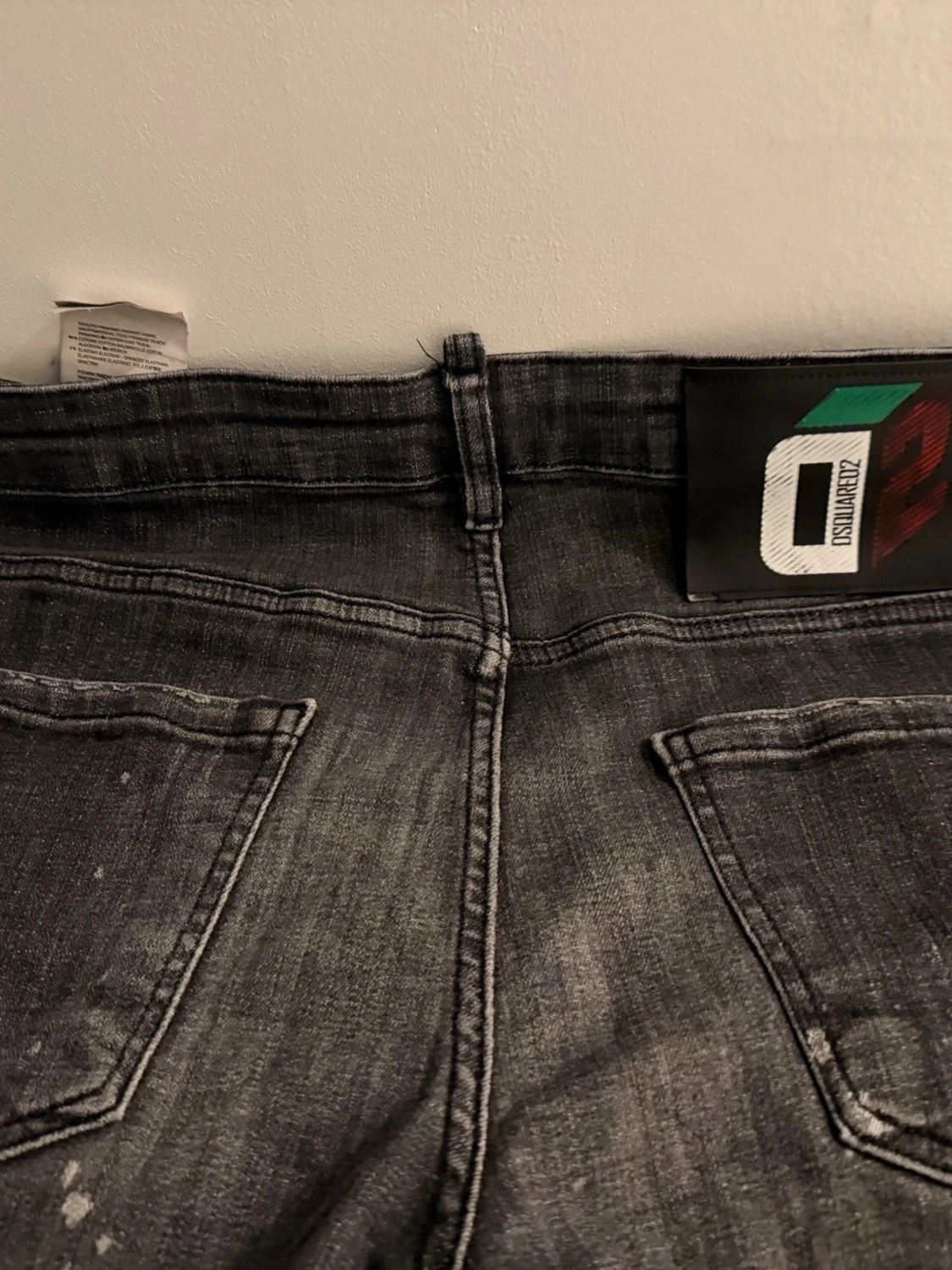 Svarta Dsquared2 jeans med slitningar - 3