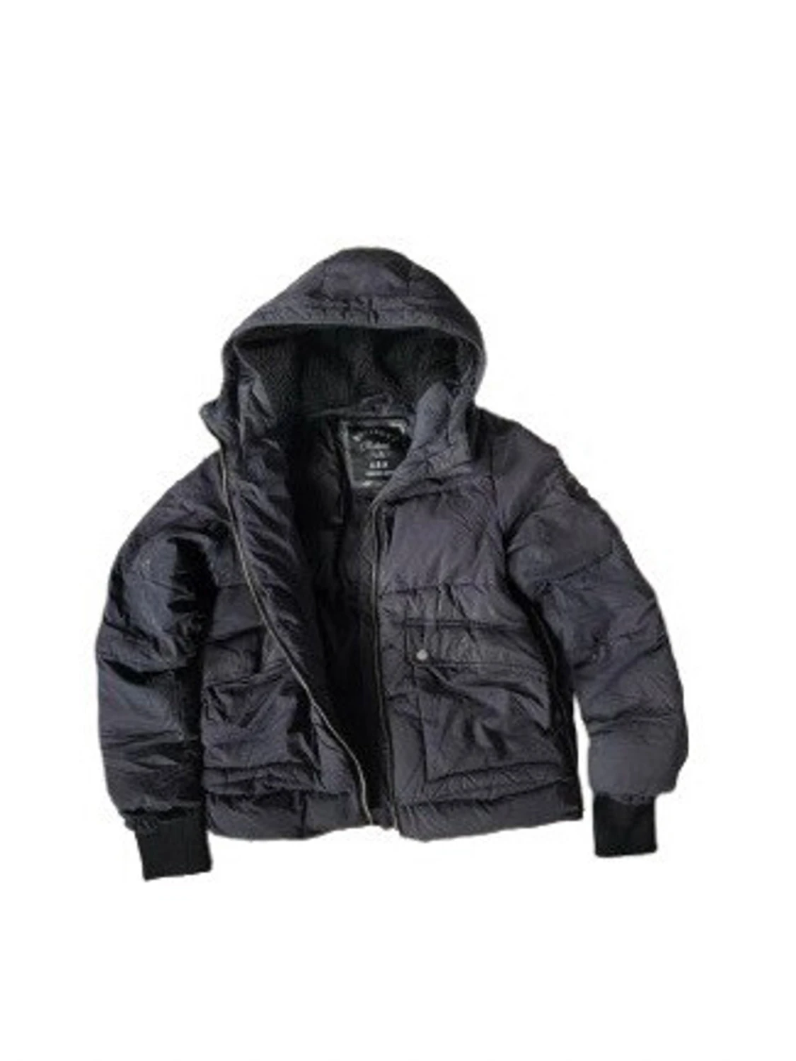 Svart superdry pufferjacka  - 1
