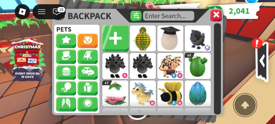 Säljer adopt me djur