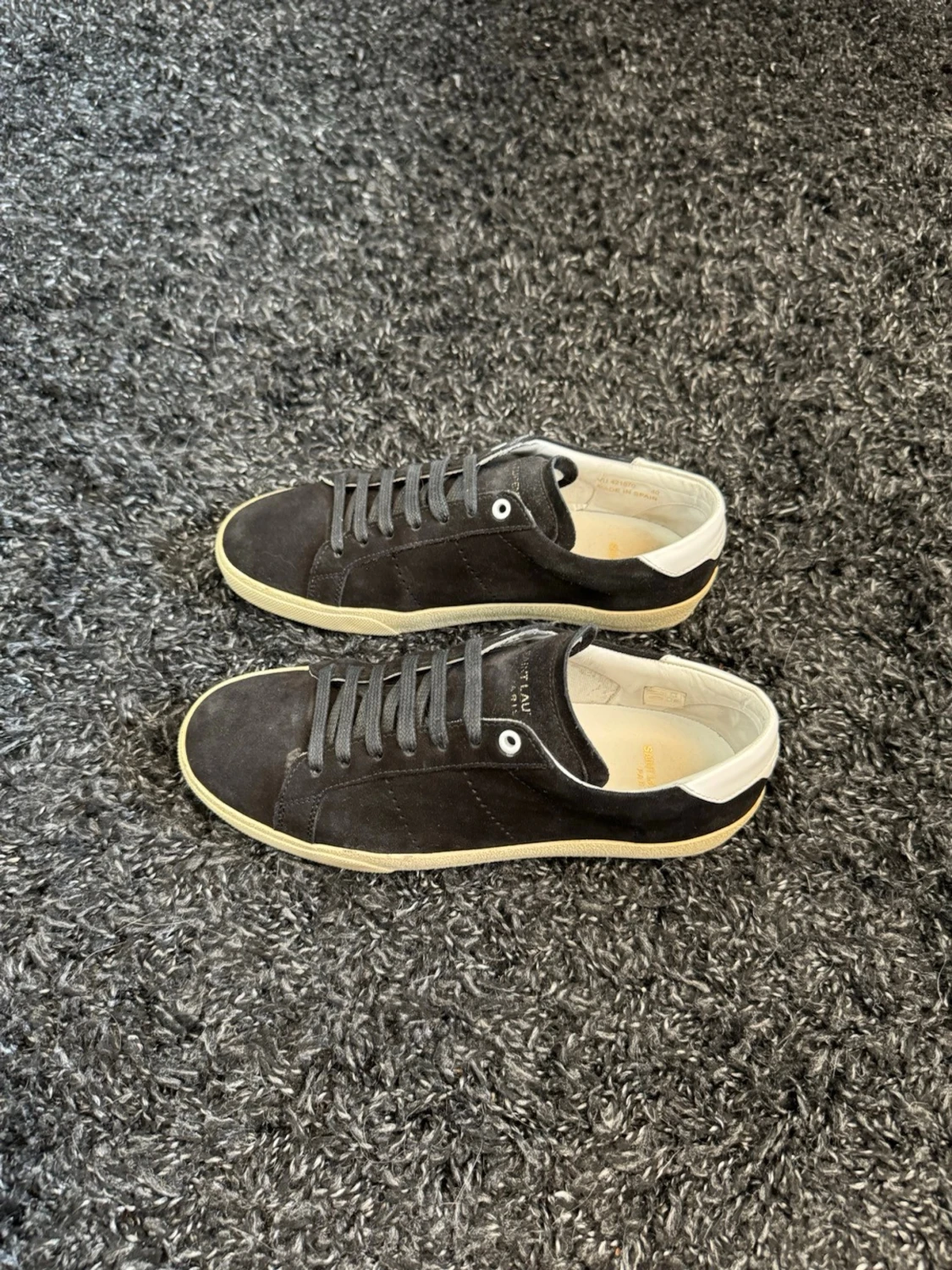 Svarta Saint Laurent sneakers i mocka - 2