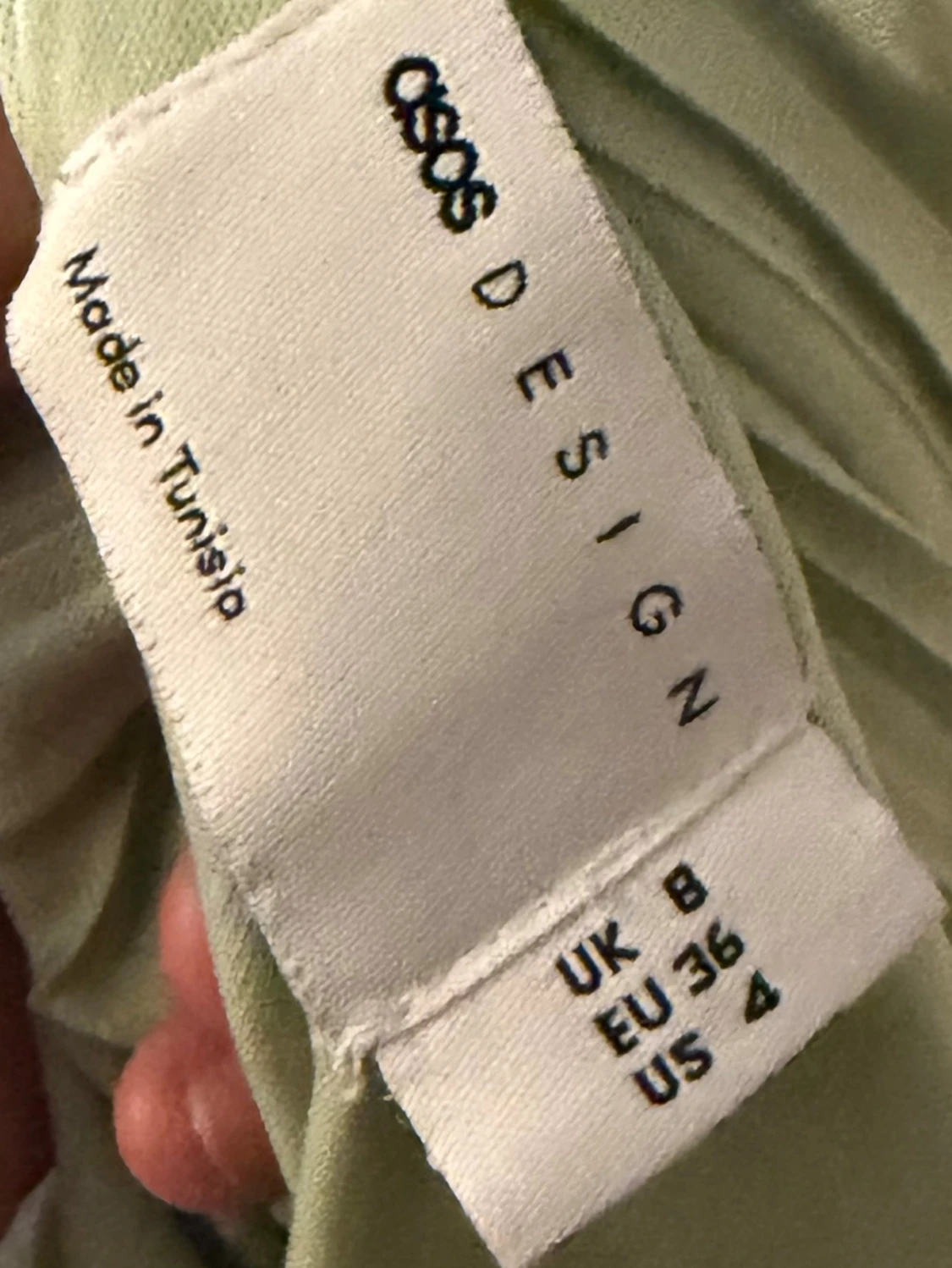 Ljusgrön långklänning från ASOS DESIGN - 1