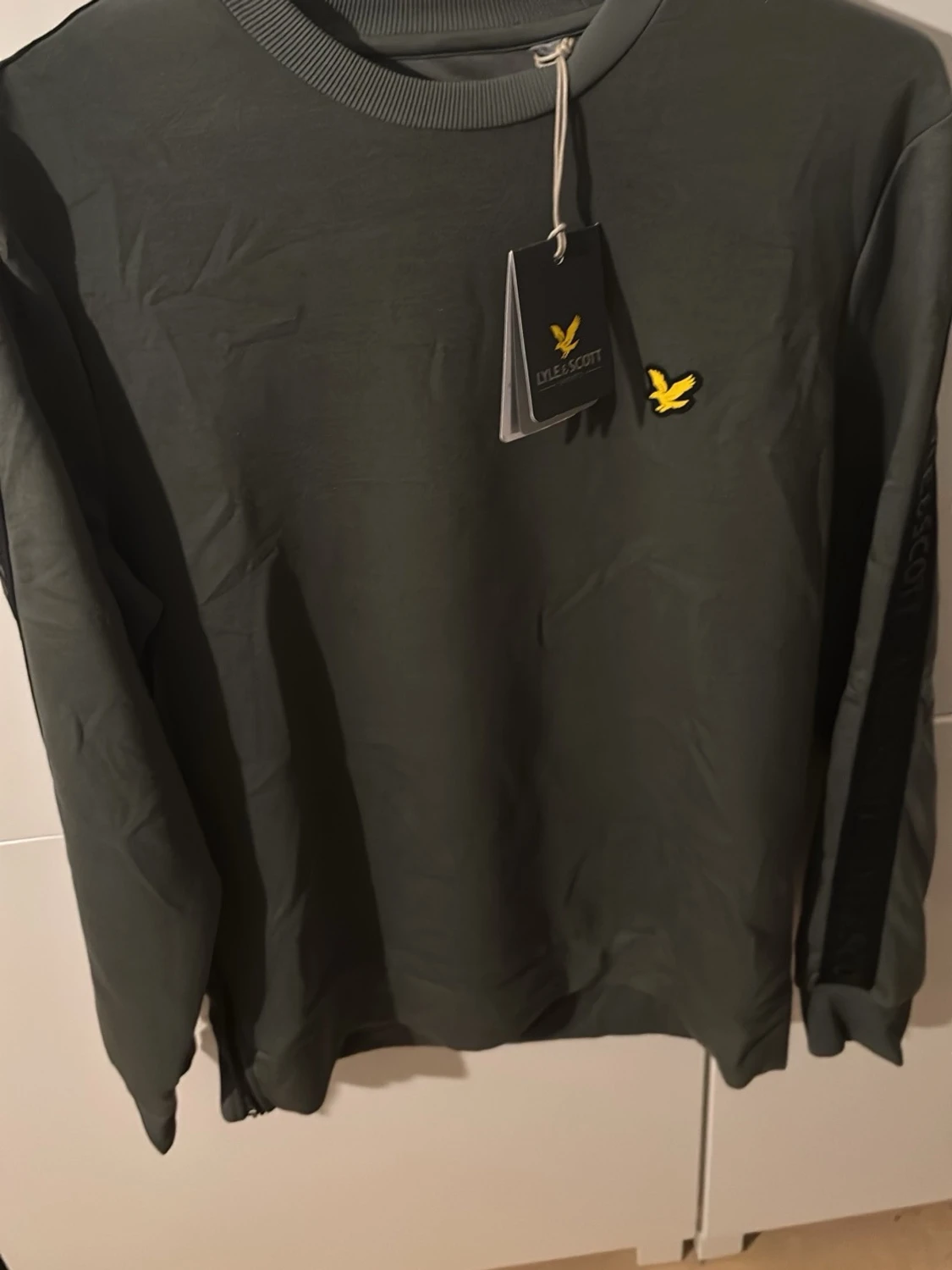 Grön långärmad tröja Lyle & Scott