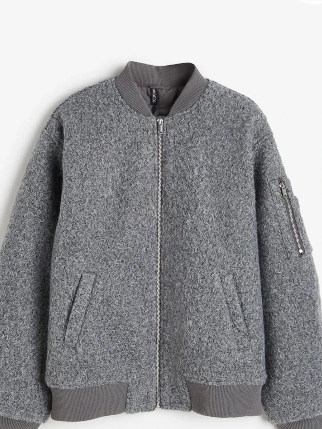 Grå  bomberjacka från HM