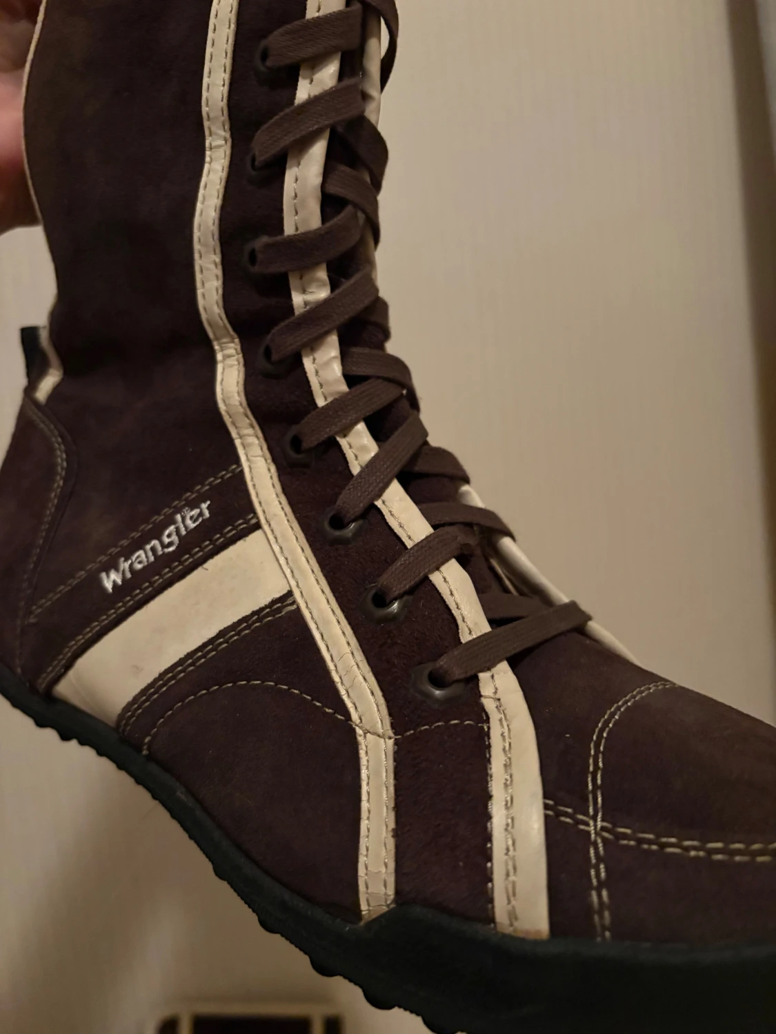 Bruna höga boots från Wrangler - 4