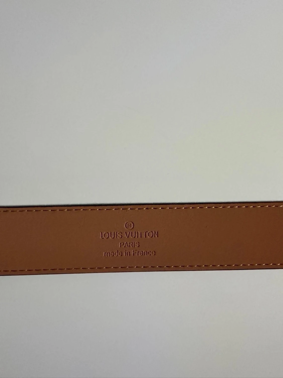 Svart Louis Vuitton bälte - 3