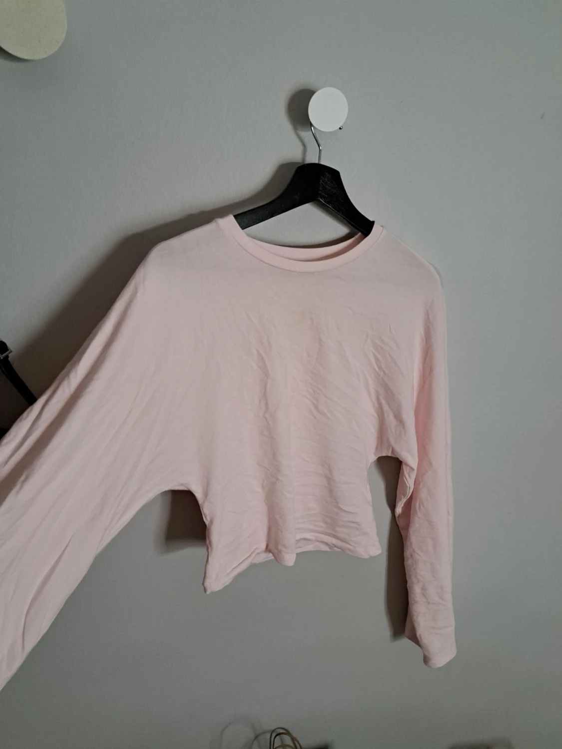 Ljusrosa långärmad topp - 1