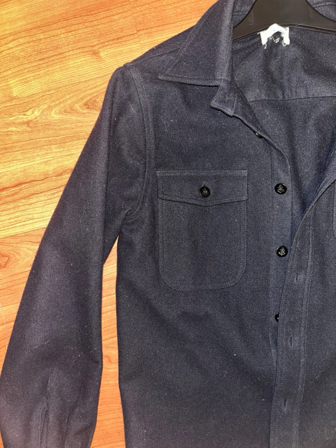 Svart overshirt - Pike Bros - 1