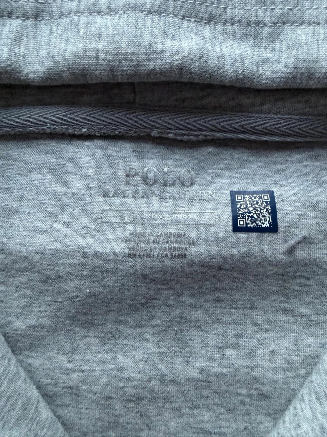 Grå zip hoodie från Polo Ralph Lauren - 1