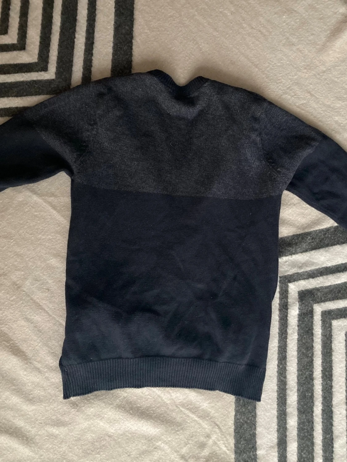 Mörkgrå slim fit kofta med knappar - 2