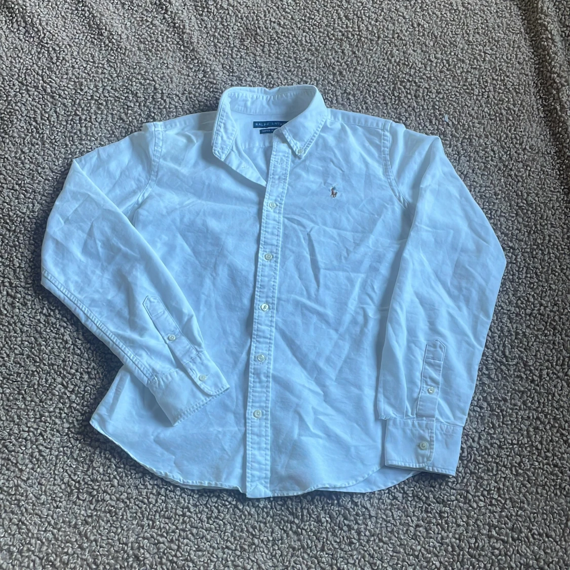 Vit slim skjorta från Ralph Lauren