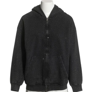 Balenciaga  - Balenciaga Spring 2023 crystal rhinestone zip up hoodie. Sz xs 