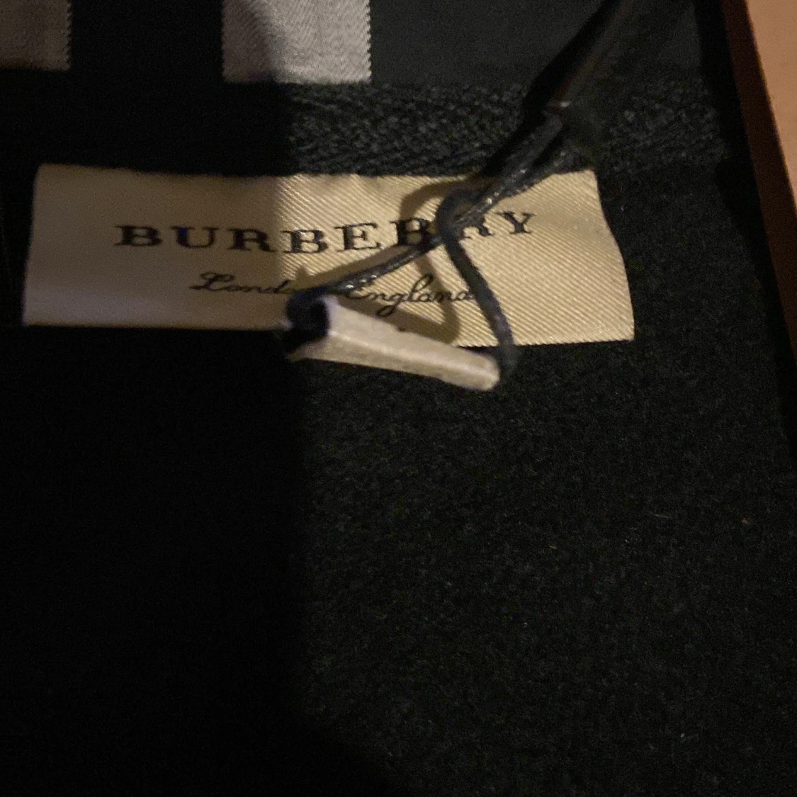 Svart Burberry hoodie med dragkedja - 2