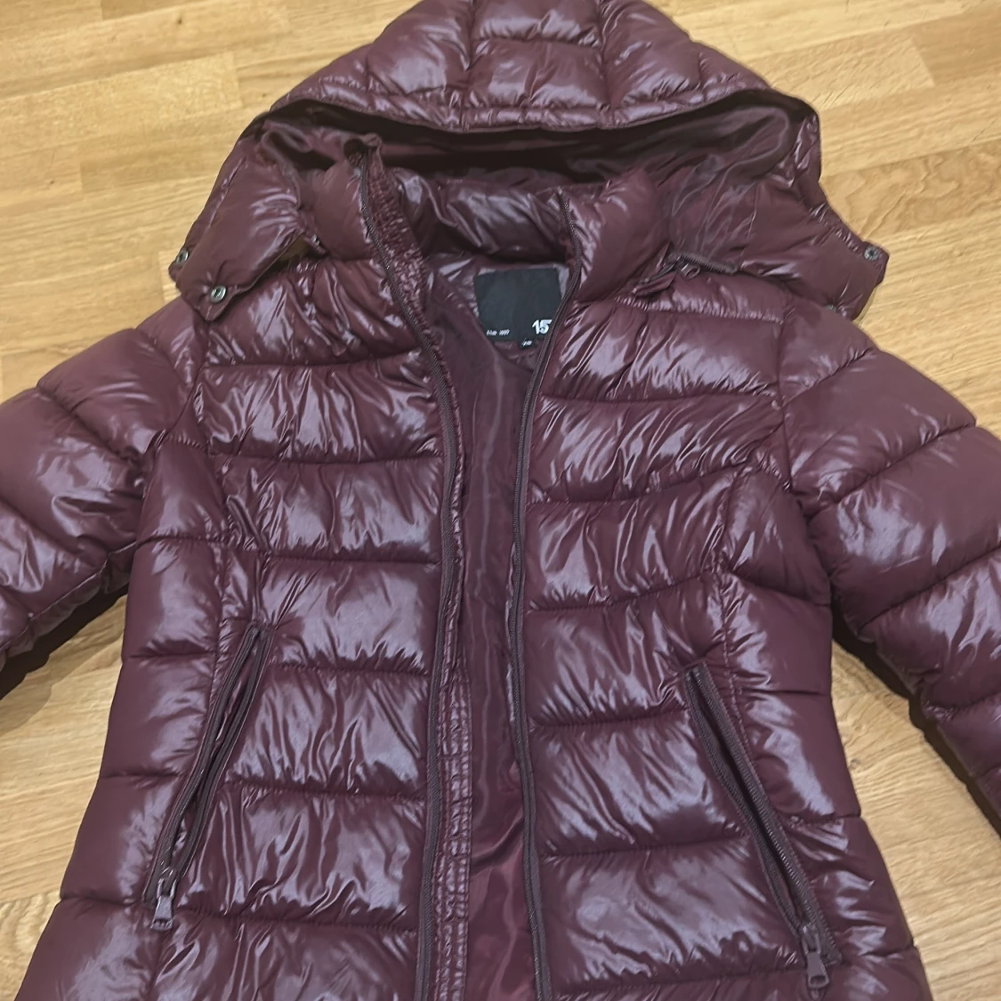 Vinröd pufferjacka från lager 157 - 1