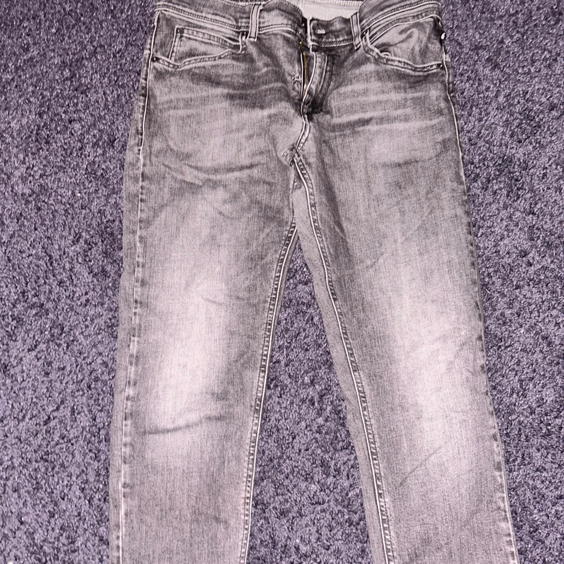 Replay Wallys grå jeans, straight fit