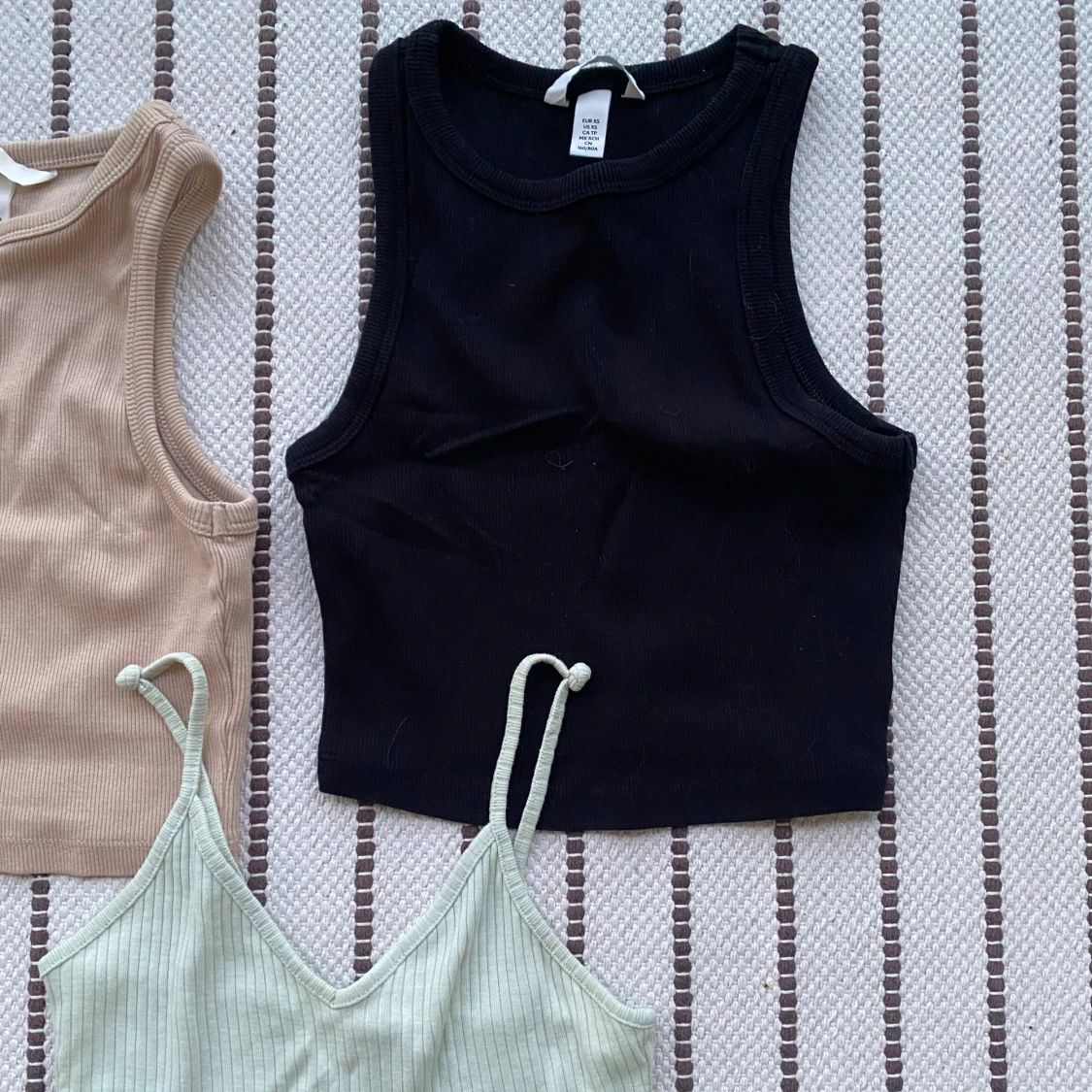 Fem croppade  linnen XS - 3