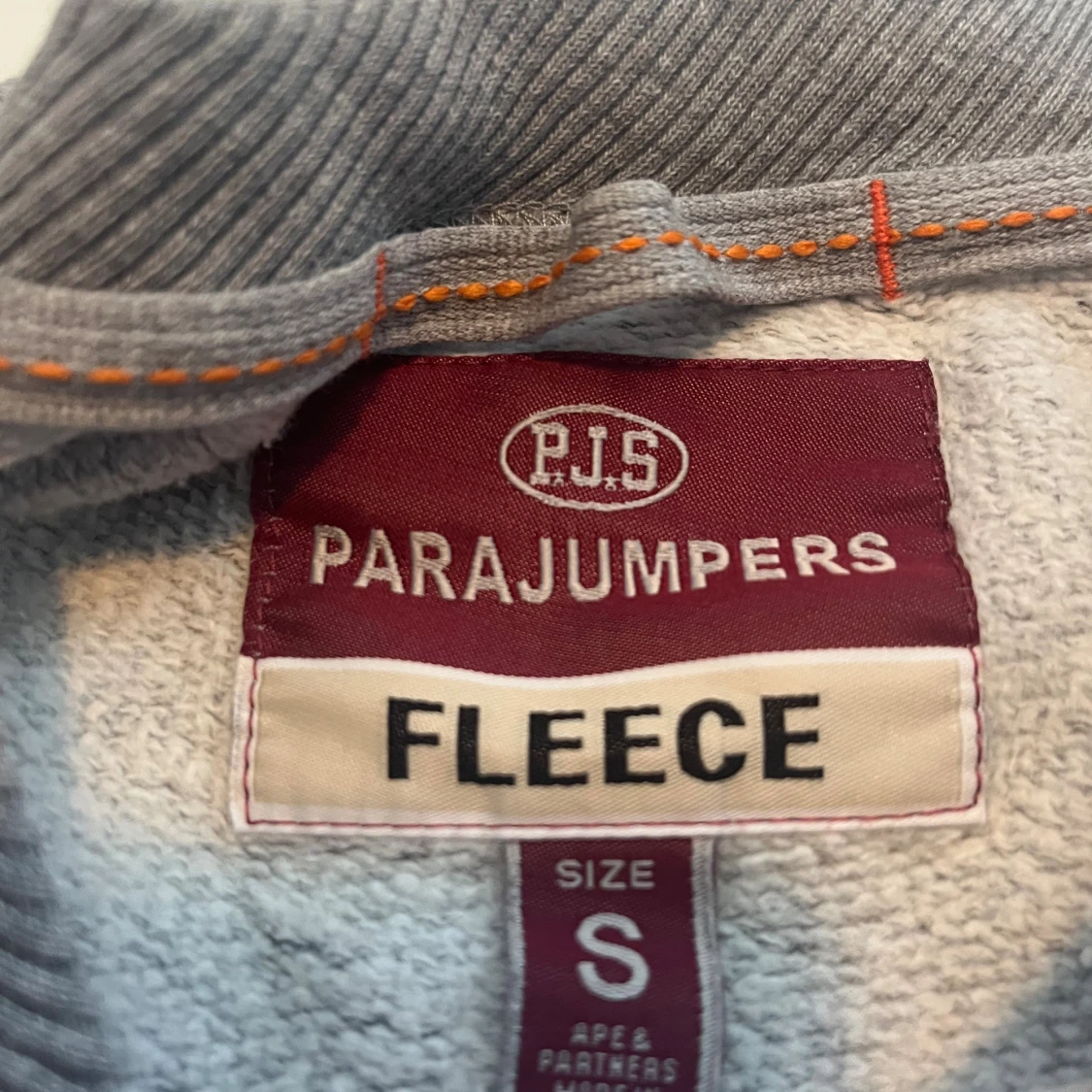 Grå fleece-tröja Parajumpers S - 3