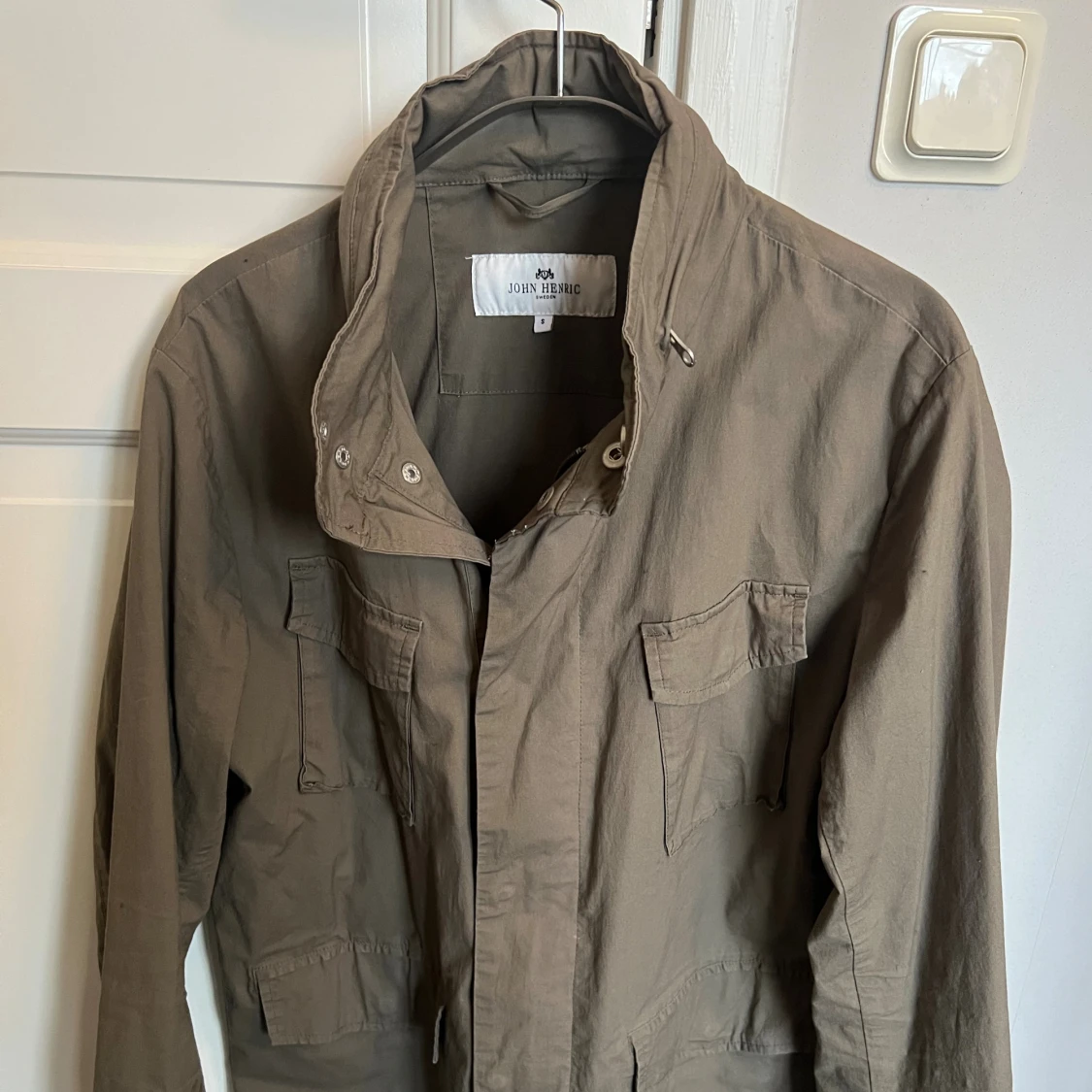 John Henric Field Jacket Grön