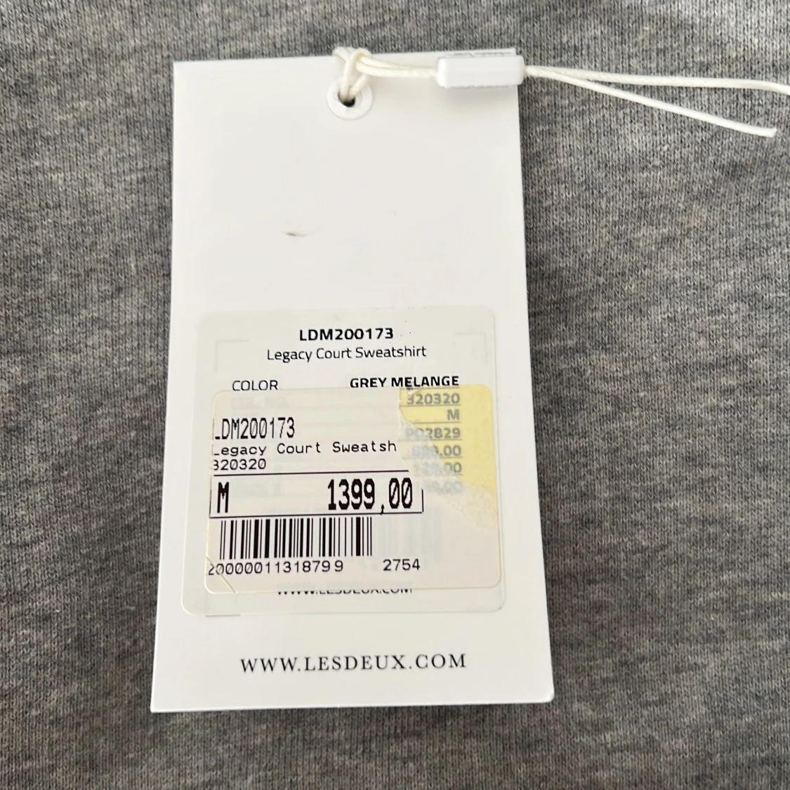 Grå sweatshirt Les Deux Legacy Court - 4
