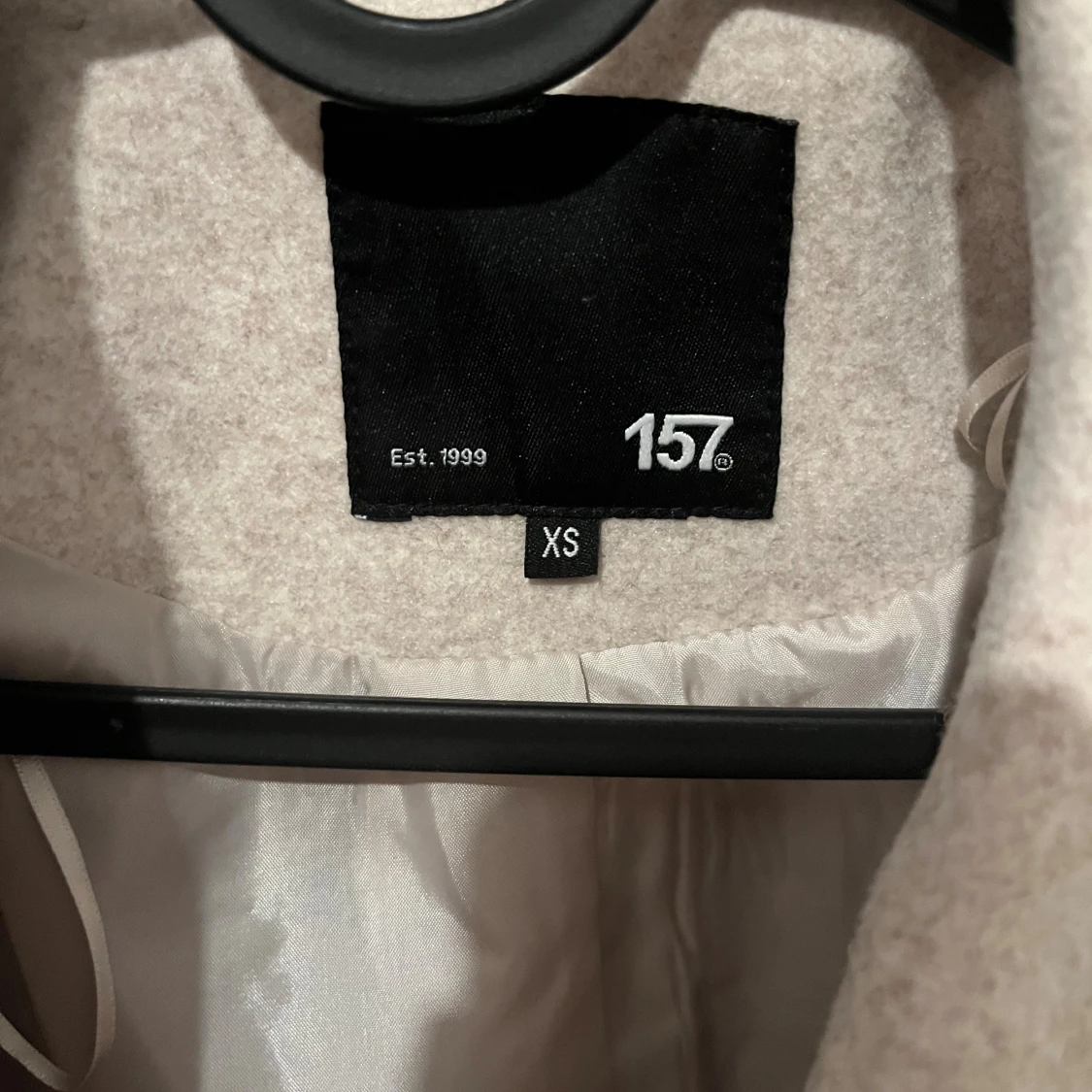 Beige kappa från 157 i ullmix XS - 2