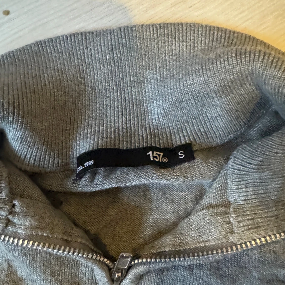 Grå Half zip  - 1