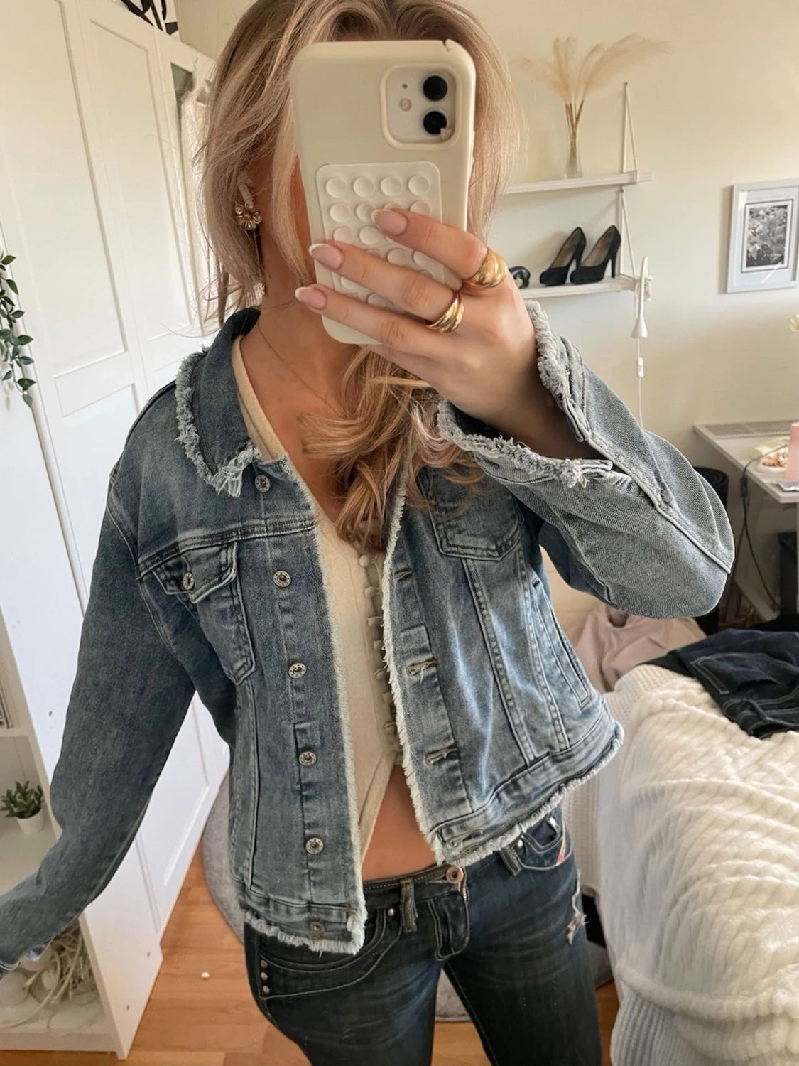 Snygg jeansjacka  - 1