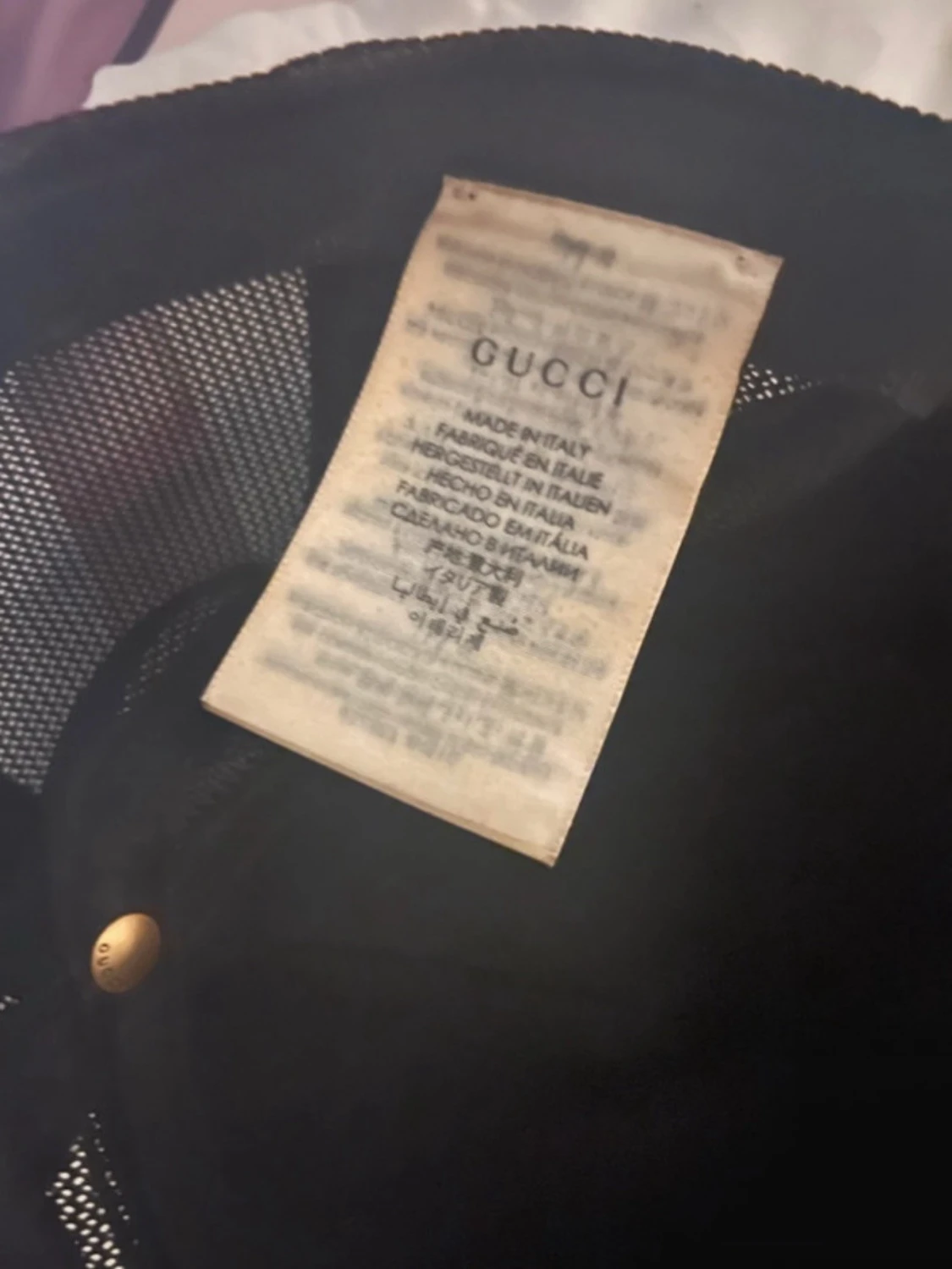 Gucci keps med ormtryck - 4