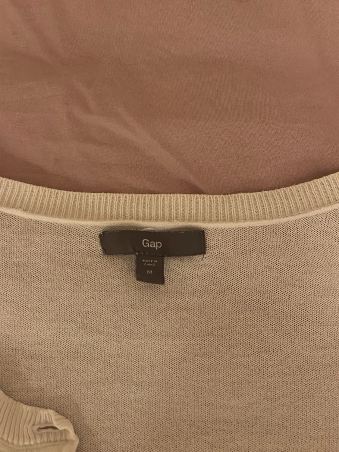 Vit basic kofta med knappar - 2