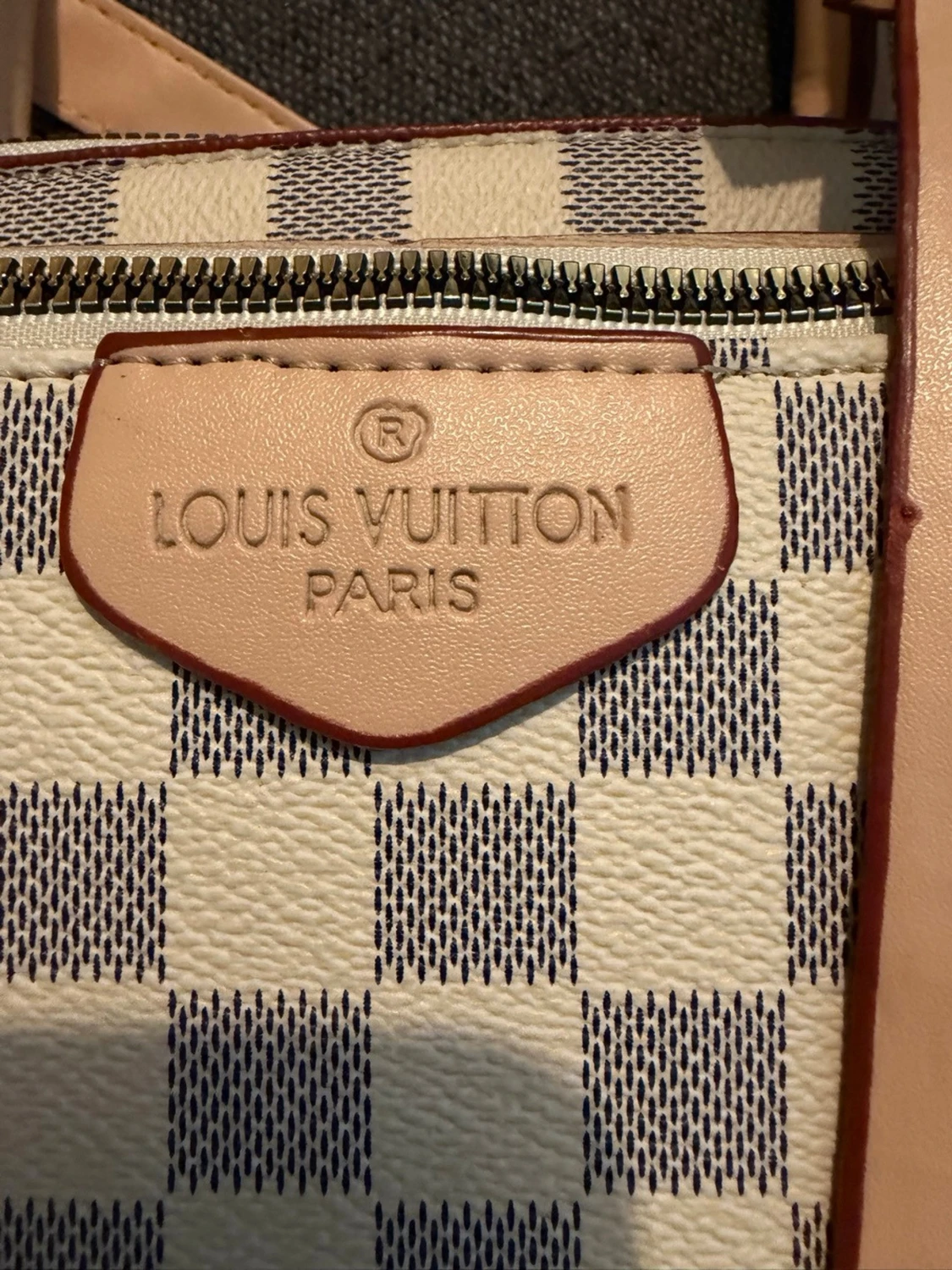 Rutig handväska från Louis Vuitton - 1