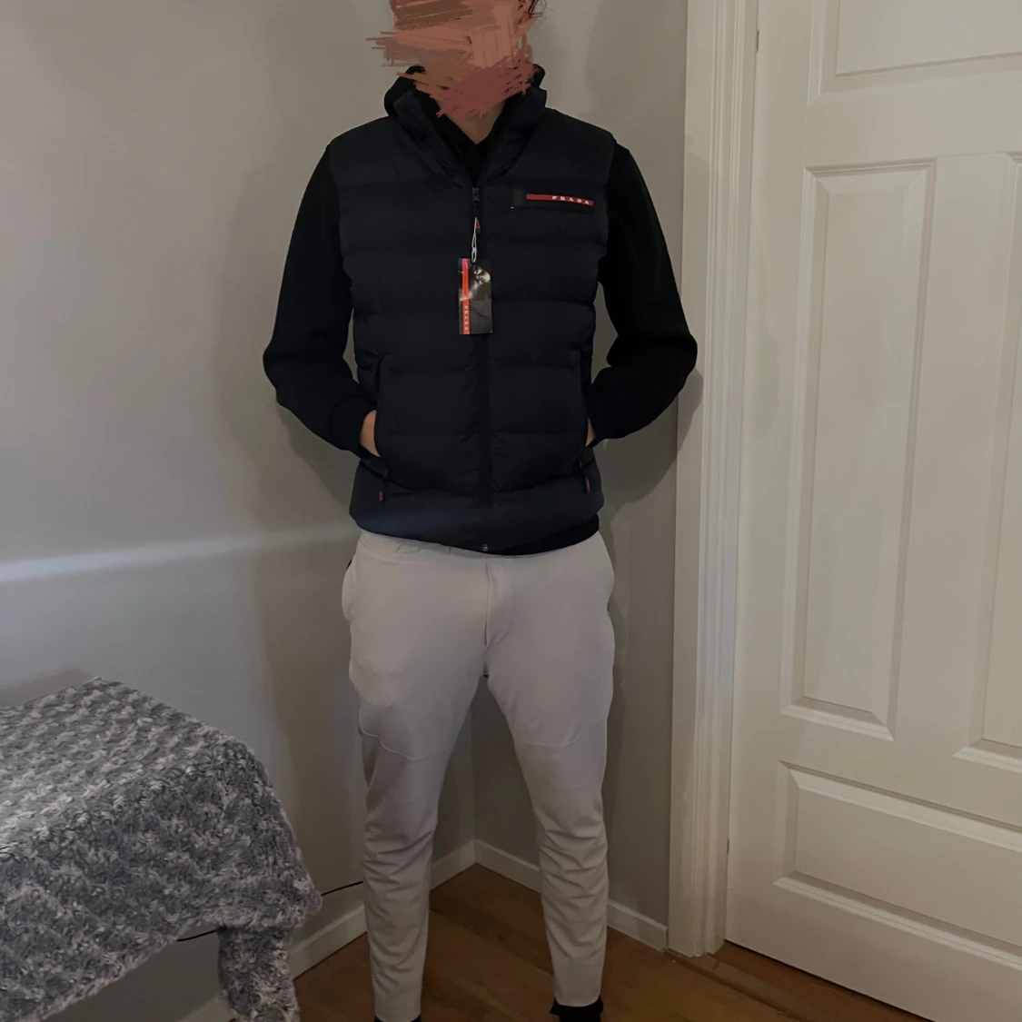 Mörkblå Prada väst - 2