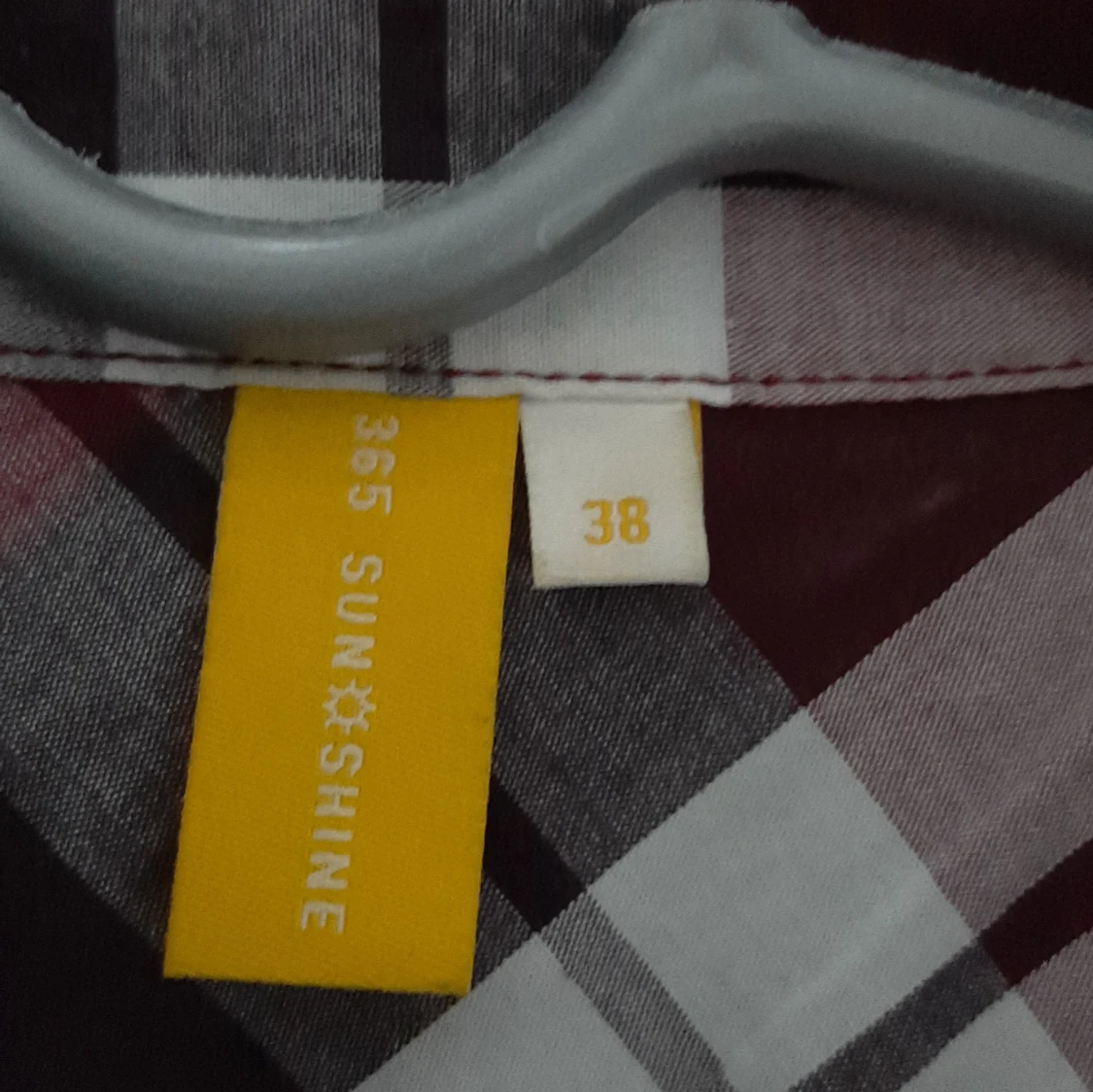 Rutig kortärmad skjorta från 365 Sunshine - 2